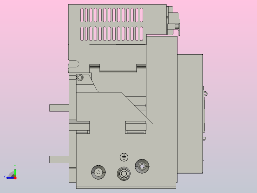 NA1-2000X-800-1600-4P固定万能式断路器三维模型202208右视缩略图