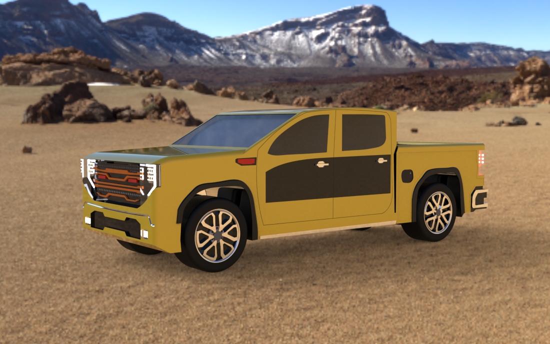 皮卡汽车设计GMC SIERRA