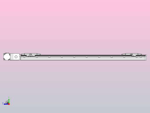皮带直线轴双滑块型TPA-GCBS-150-P80-L475-QL-M75-N3右视缩略图