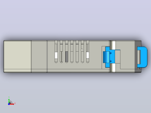 NRT28-32X 1P熔断器-底座三维模型202011前视缩略图