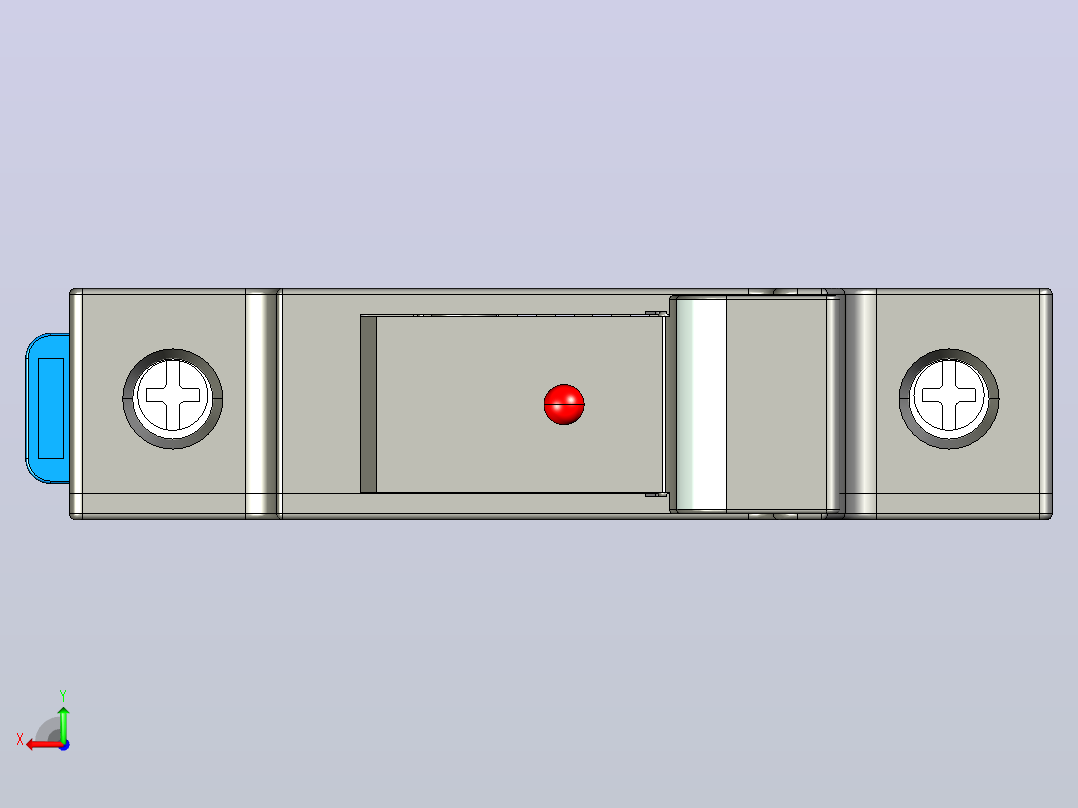 NRT28-32X 1P熔断器-底座三维模型202011后视图