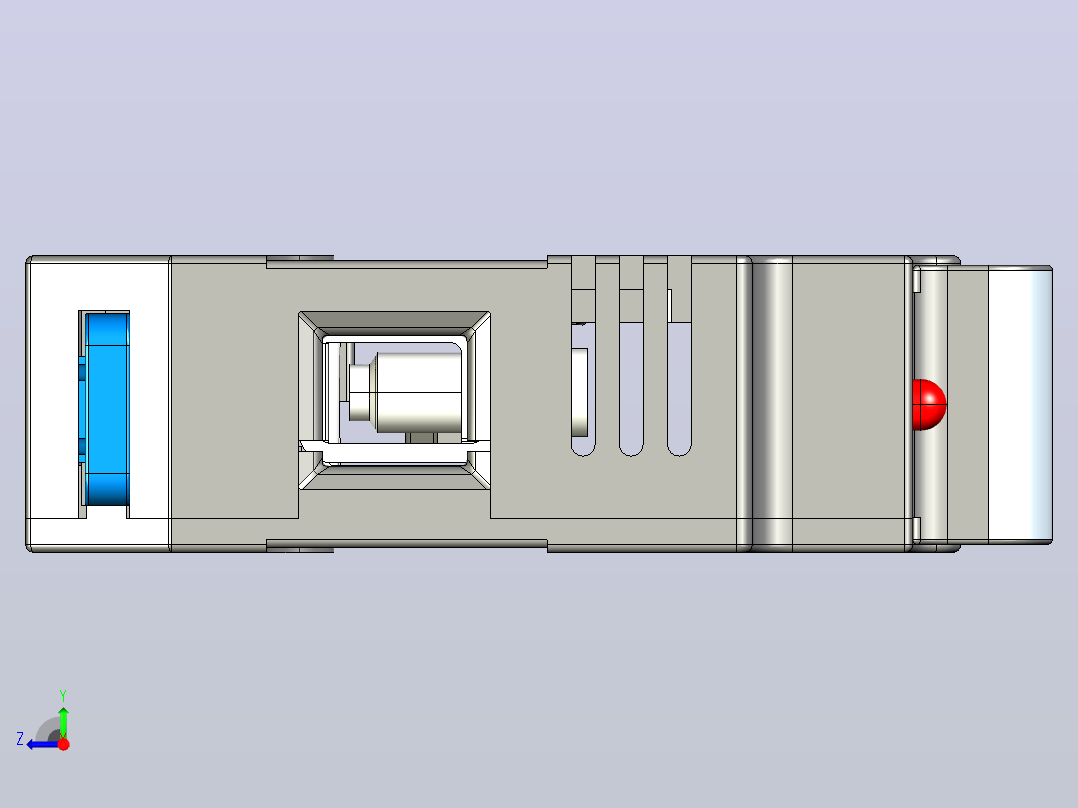 NRT28-32X 1P熔断器-底座三维模型202011右视图