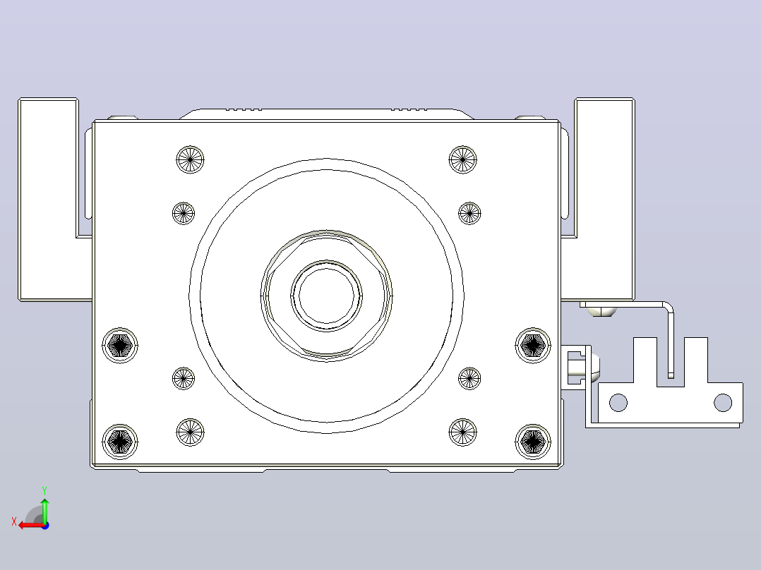 钢基模组TPA-KNR-8610C-340A1-M-F0S1后视图