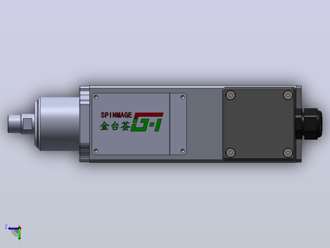 JTH2430B-ER11  雕刻钻铣主轴[JTH2430B-S12P0.18-ER11]俯视图