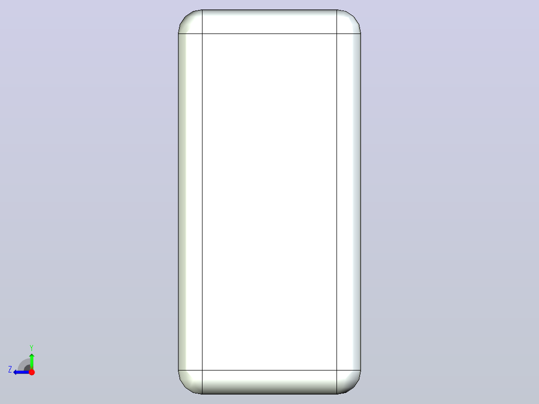 87x 片式电阻器封装 （SMD）RESC1608X38N右视图