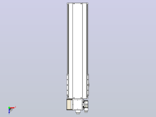 皮带直线轴半封闭可选导轨TPA-HNB-220D-176-L600-LP-C-P1K-N3俯视缩略图