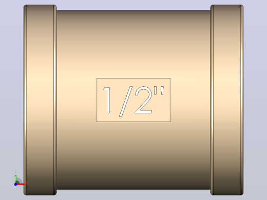 1-2英寸螺纹管连接内螺纹x内螺纹镍联轴器前视缩略图