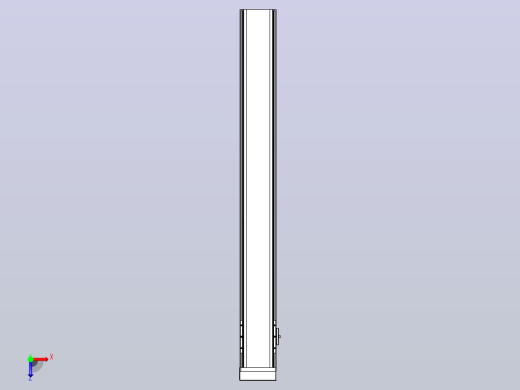 日规模组半封闭丝杆TPA-HNR-110D-1610C-L900-MP-C-P40-N3俯视缩略图
