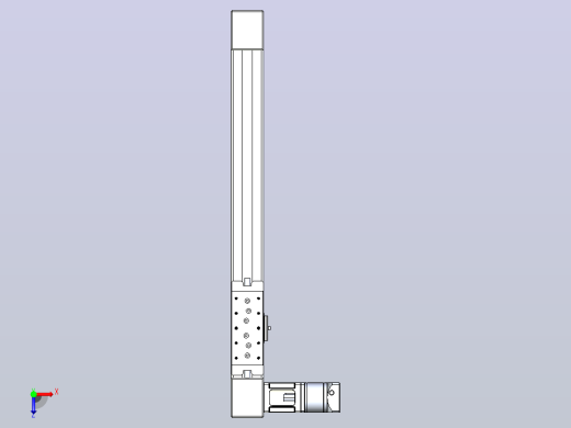 带式直线轴半闭式TPA-ONB-60-140-L450-DR-J60-N3俯视缩略图