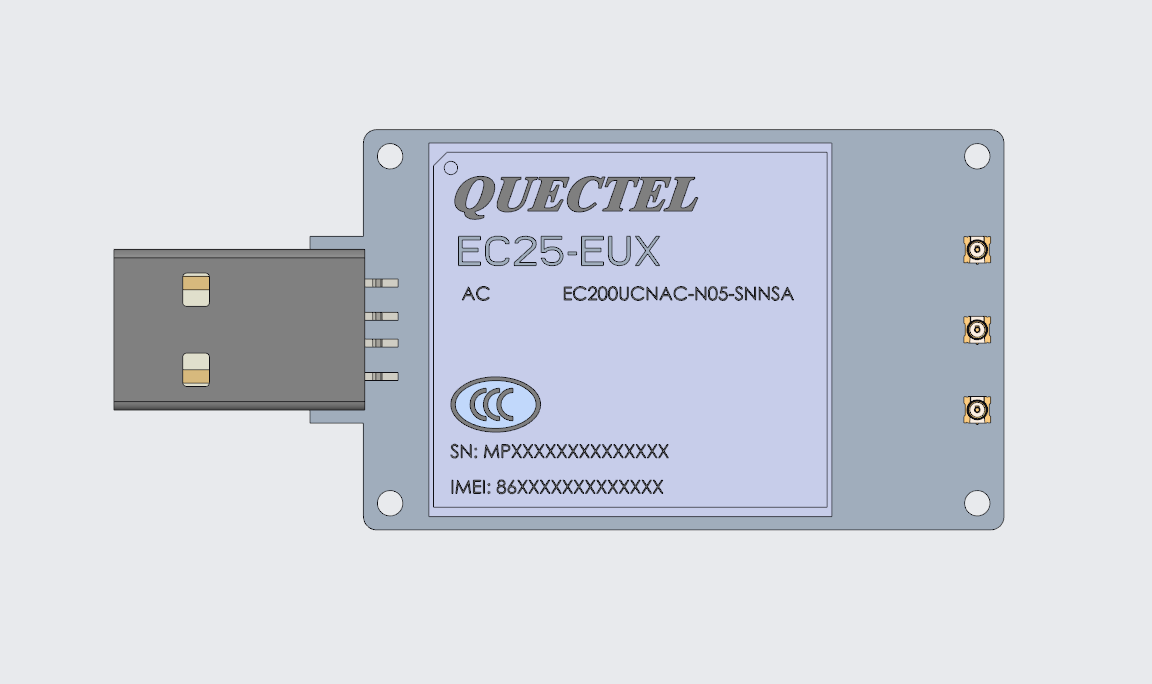 移远EC25-EUX USB加密狗