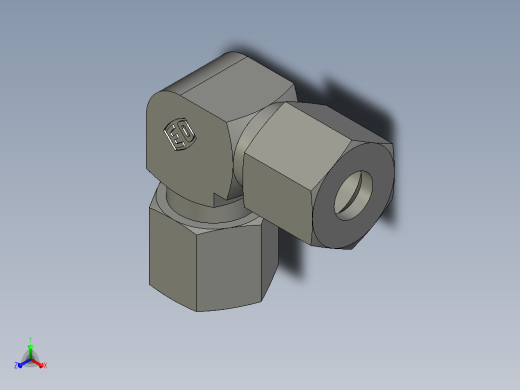 EO管接头弯头W08LMS.igs
