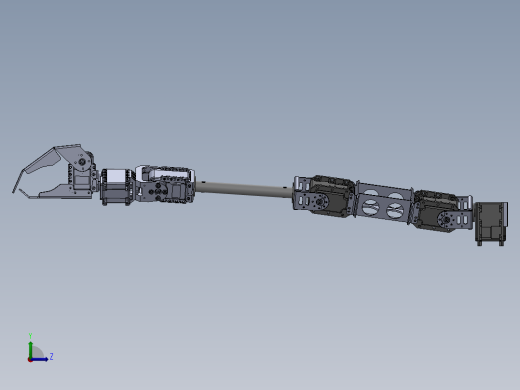 SOLIDWORKS 凯撒的手臂左视缩略图