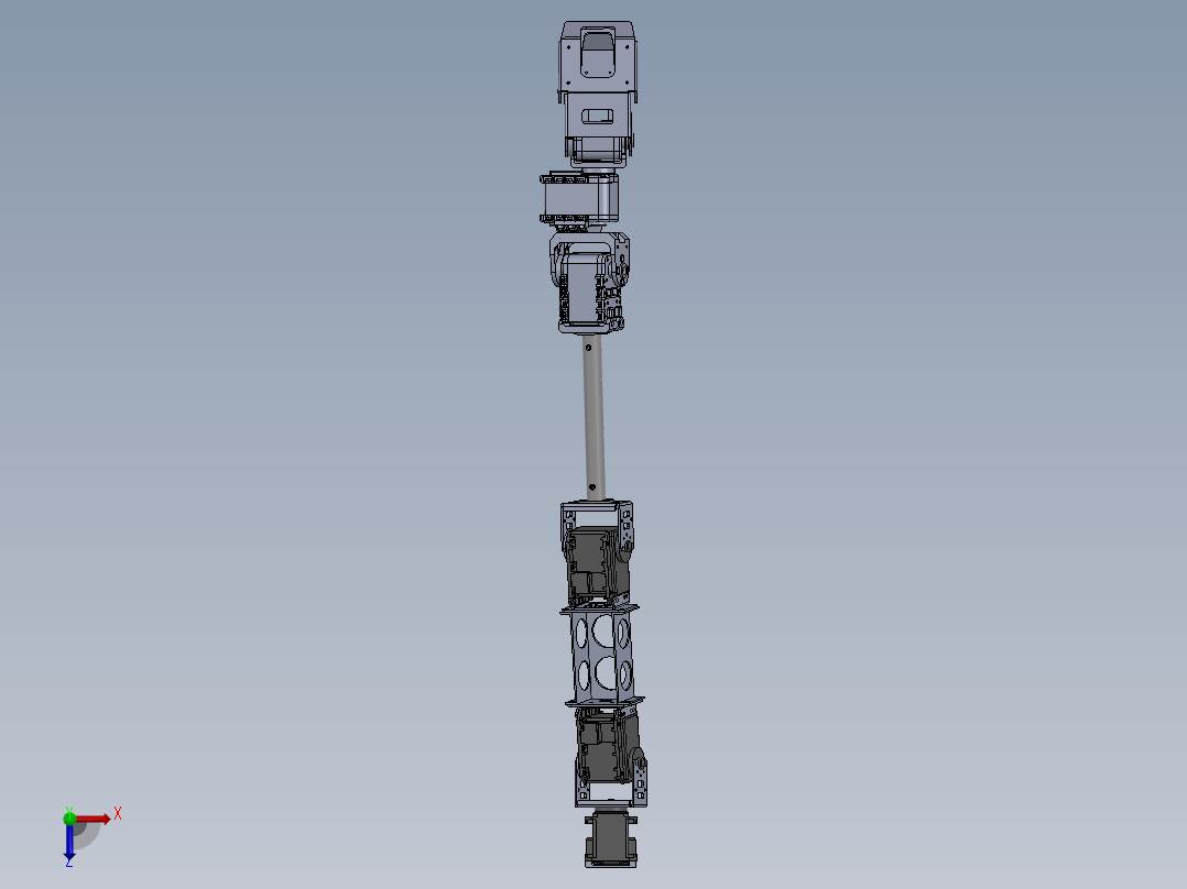 SOLIDWORKS 凯撒的手臂俯视图