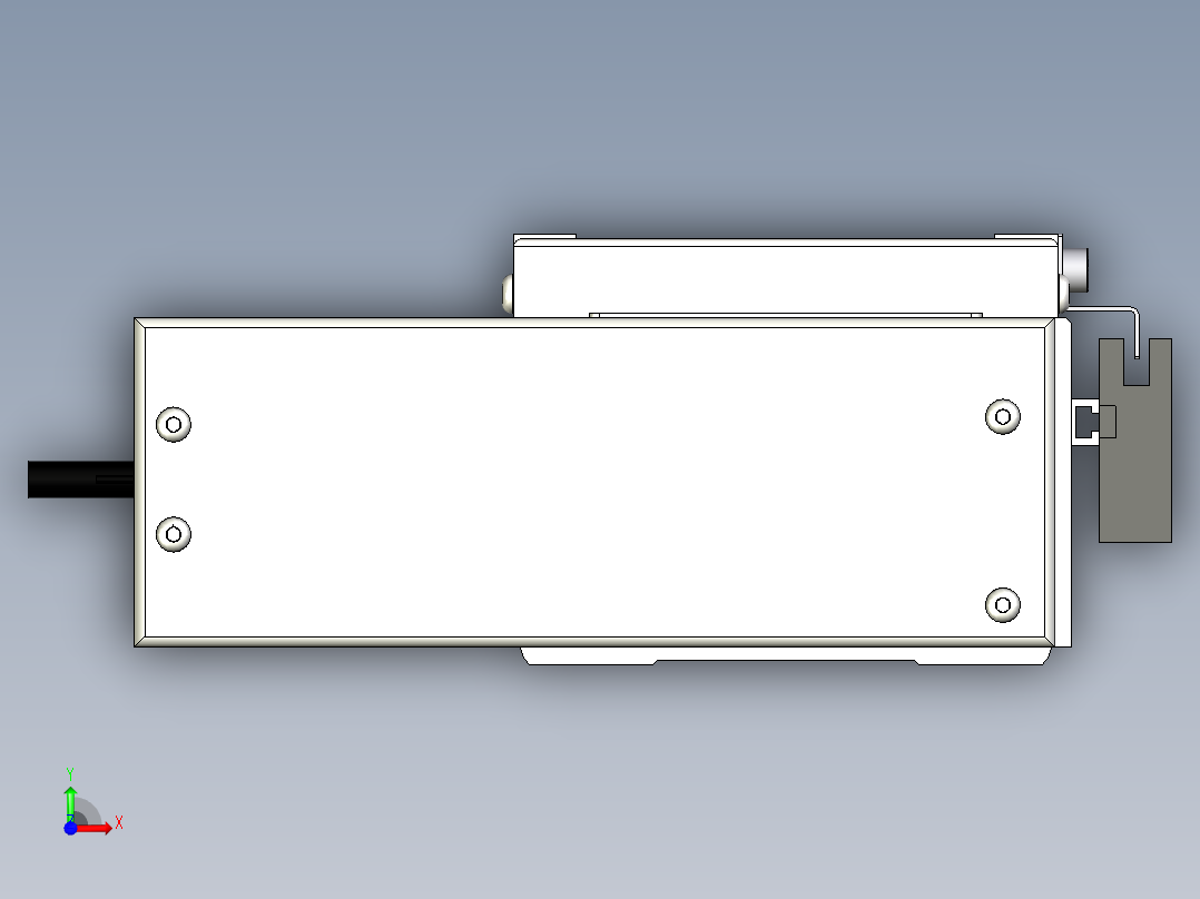 Toyo东佑达直线模组-ECH12-500-BR-100W+煞車前视图