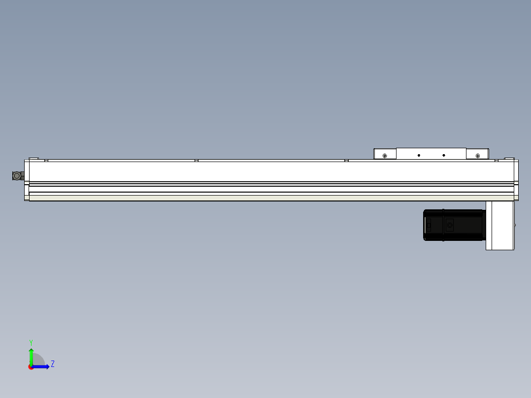 Toyo东佑达直线模组-ECH17-650-BM-400W左视图