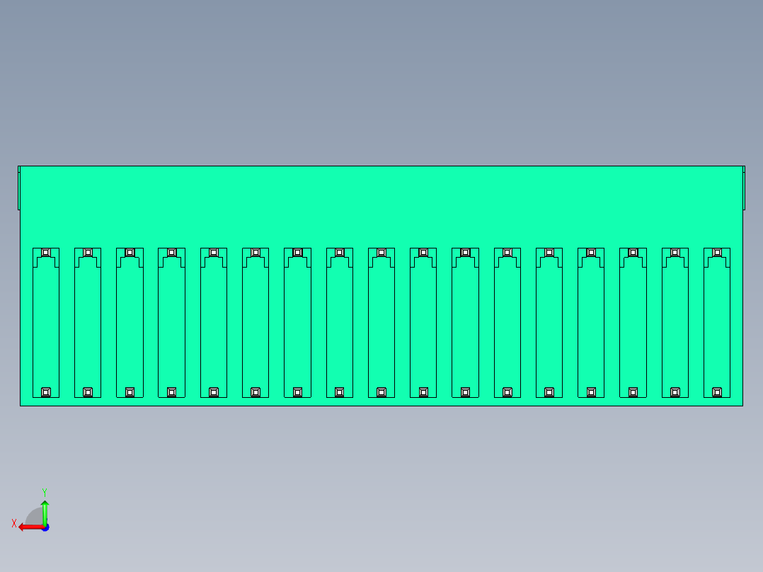 DEGSON 15EDG 系列 3.81mm 插拔式接线端子-15EDGRH-3.81-34P-14-00AH后视图