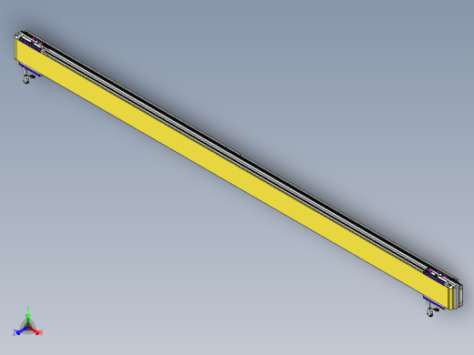 威洛博VL系列直线电机模组-2VL14S2-S2900正等轴测缩略图