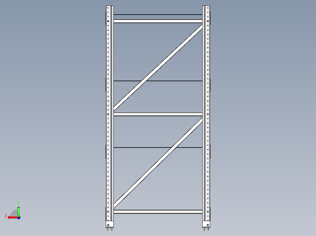 钢架单元2后视图