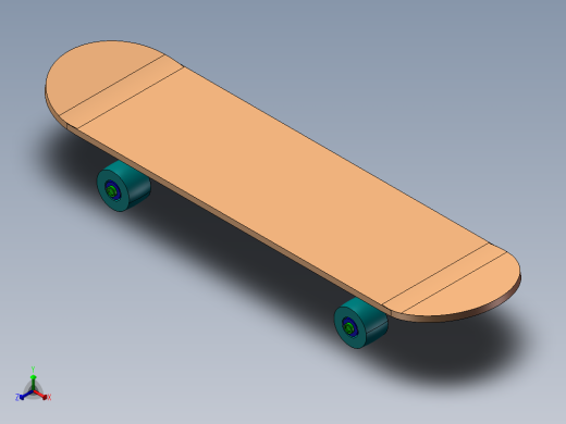 滑板正等轴测缩略图