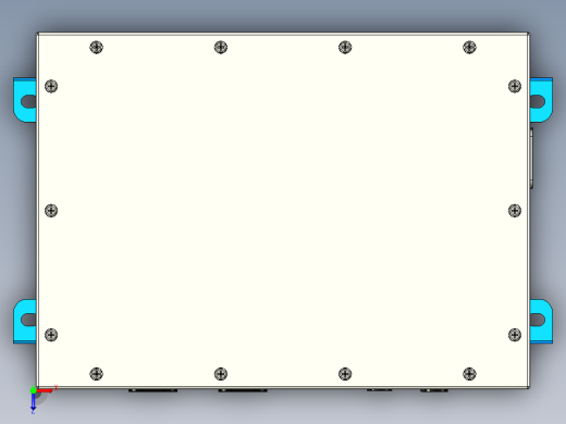 控制连接箱机壳俯视缩略图