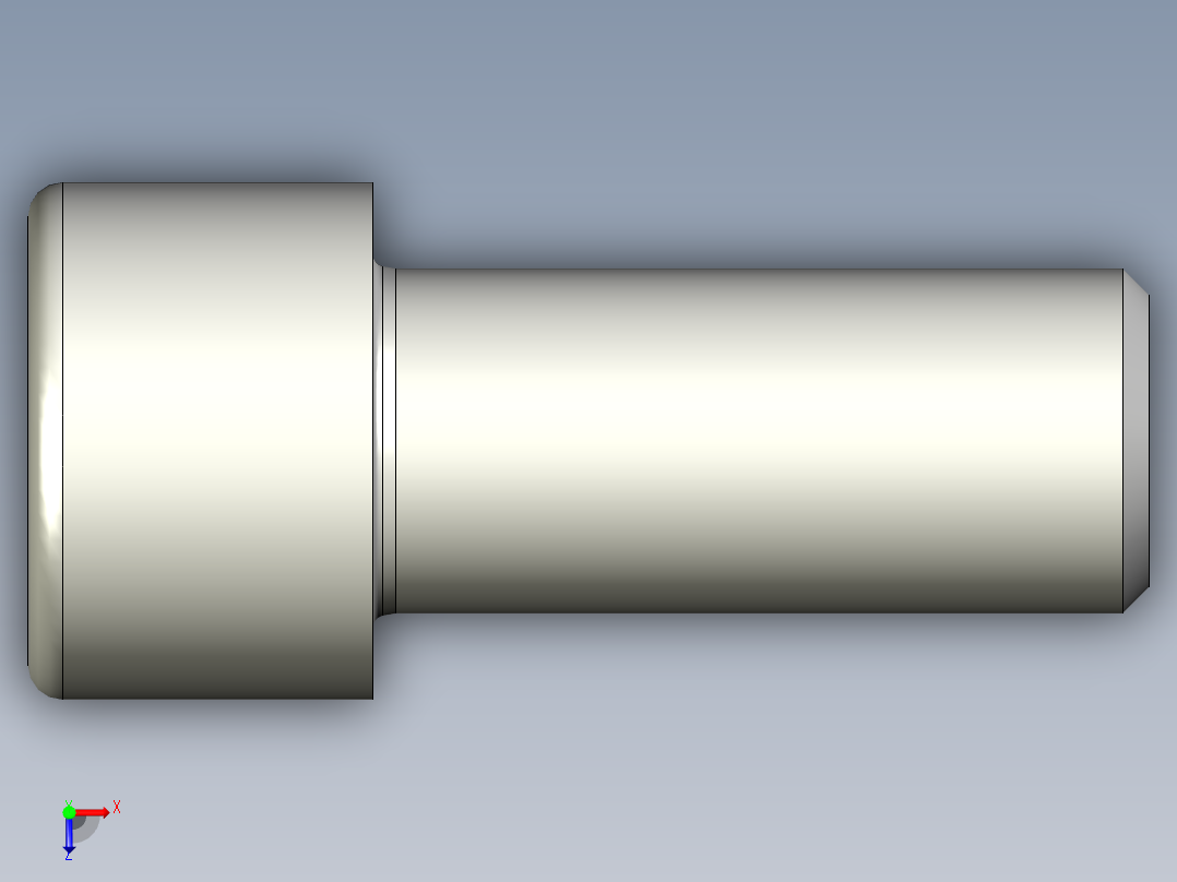 螺钉-DIN_912-M20x45.stp俯视图