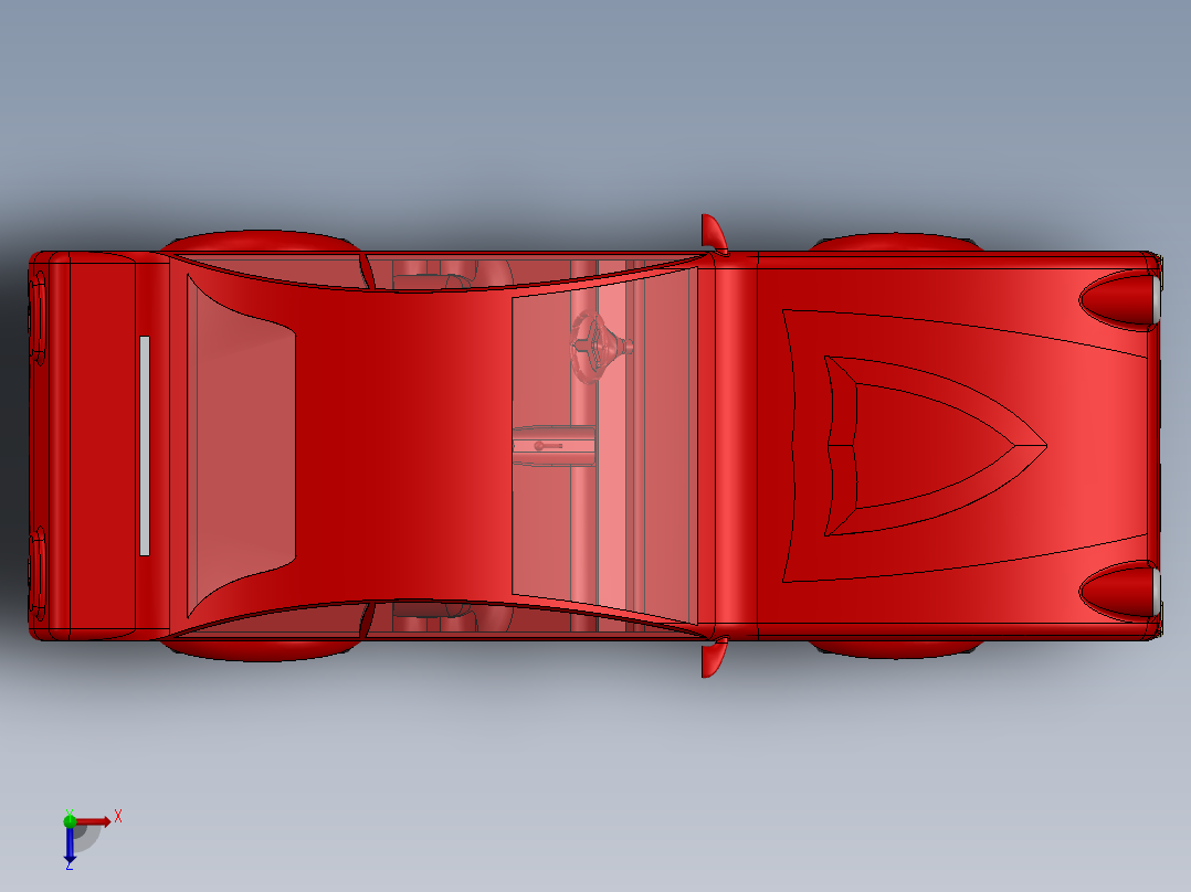 汽车2 (18)俯视图
