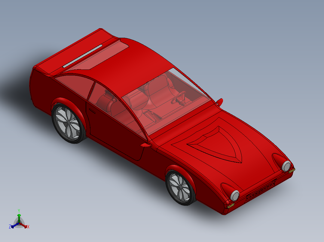 汽车2 (18)正等轴测图