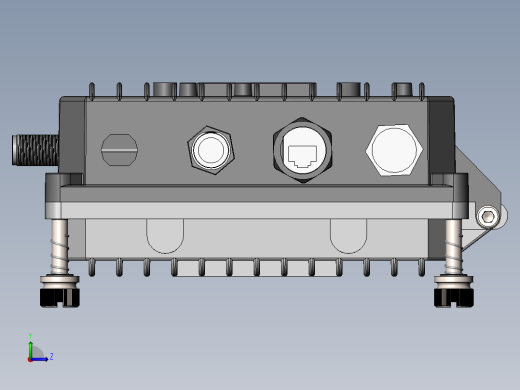 压铸盒子左视缩略图