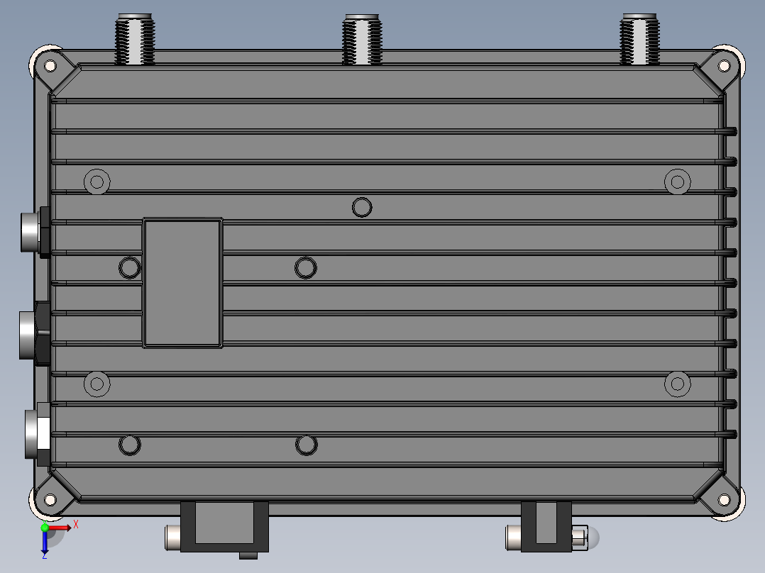 压铸盒子俯视图