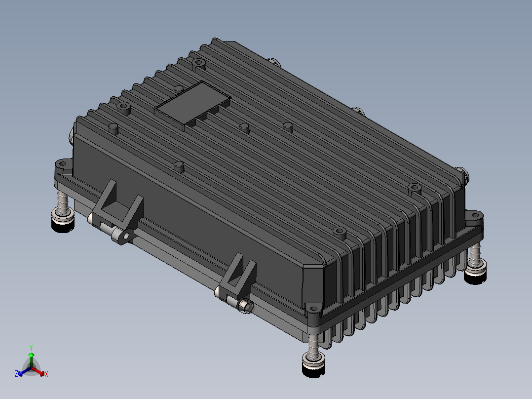 压铸盒子正等轴测图
