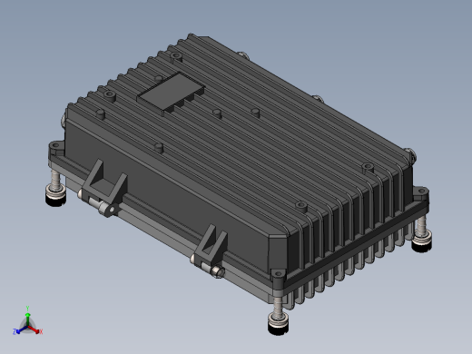 压铸盒子正等轴测缩略图
