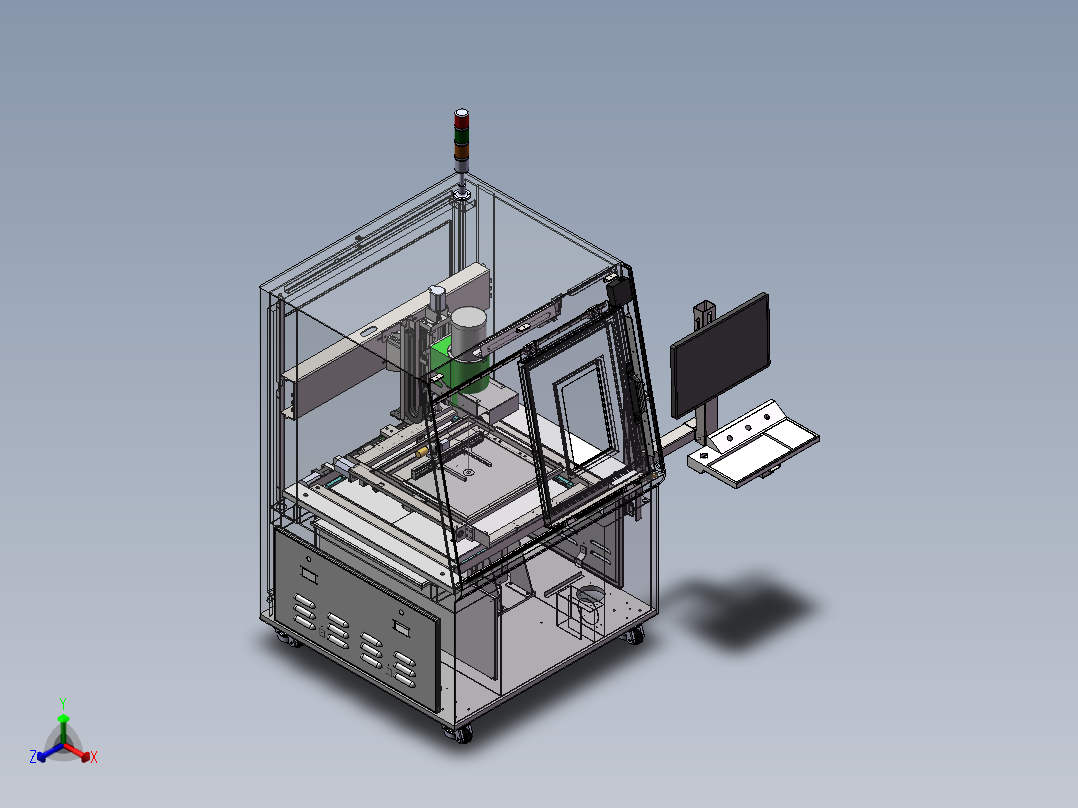 AX7900-O1D4正等轴测图