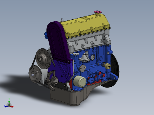 Lada VAZ 2101-2107汽车发动机