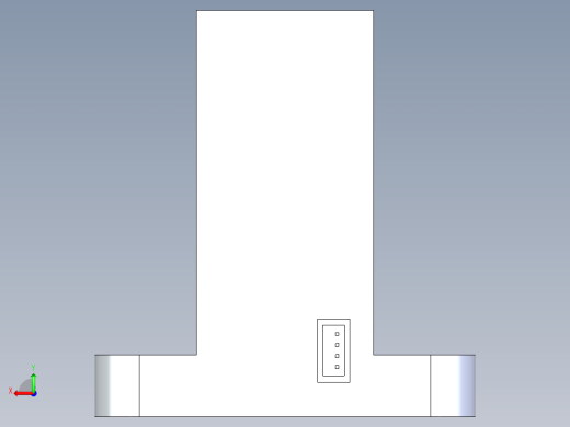 1反射型MA运动传感器 长型 安装方向H型后视缩略图