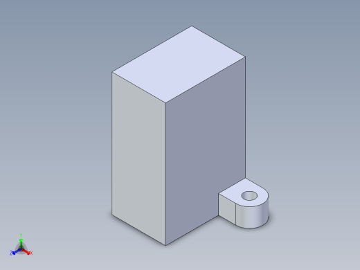 1反射型MA运动传感器 长型 安装方向H型正等轴测缩略图