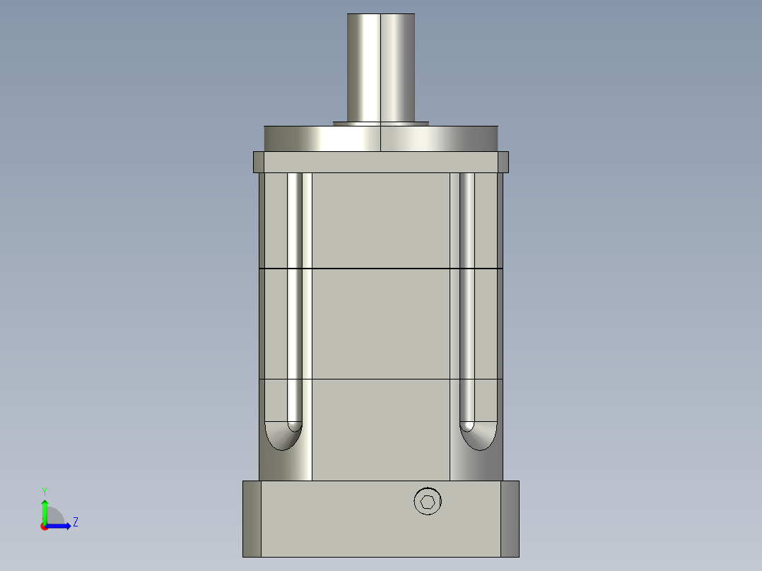 斜齿PGH115-L2 22-110-145-M8 输出32-110-145.STEP左视图