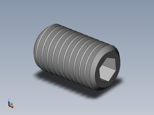 DIN 913-ISO 4026 固定螺钉-M12 L=20.SLDPRT