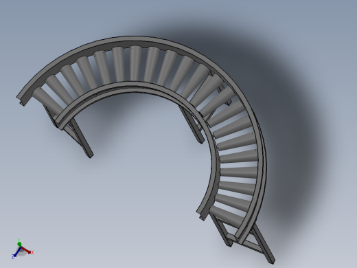圆形滚筒输送机round-roller-conveyor-SW