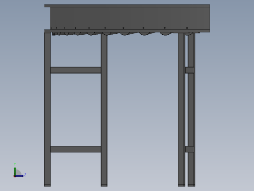 圆形滚筒输送机round-roller-conveyor-SW左视缩略图