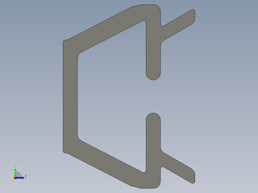型材-BR 6 SLOT MOUNTING RIM PROFILE KJN518343.STEP左视缩略图