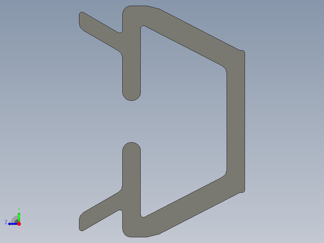 型材-BR 6 SLOT MOUNTING RIM PROFILE KJN518343.STEP右视图