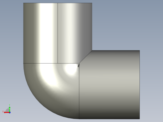 船舶管路系统SeaCor_90Elbow_SxS_37J106005_0.5in后视缩略图