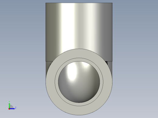 船舶管路系统SeaCor_90Elbow_SxS_37J106005_0.5in左视缩略图