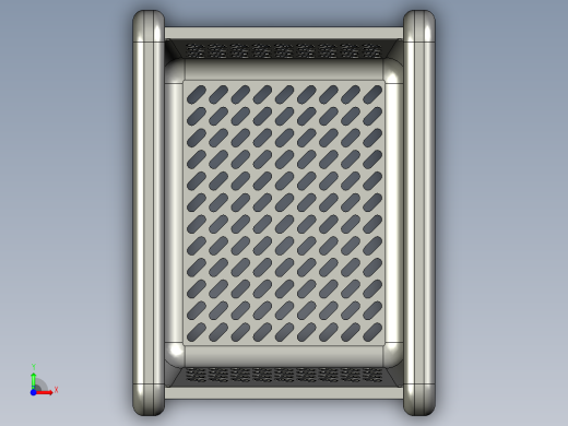 厨房用品货架前视缩略图