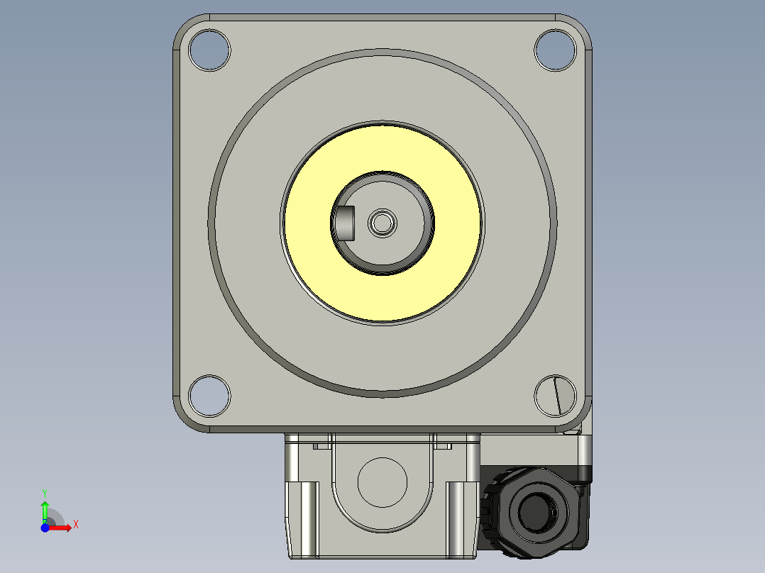 低压伺服电机MF5H-60CM30B1-502前视图