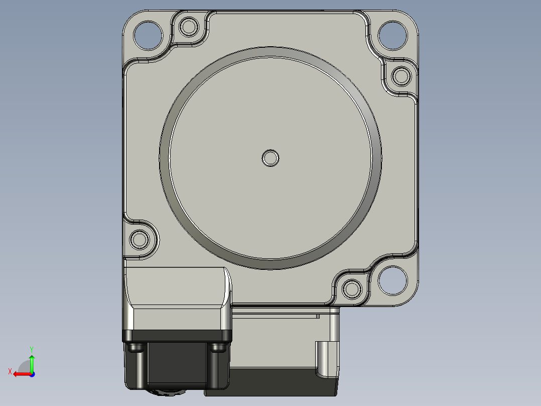低压伺服电机MF5H-60CM30B1-502后视图