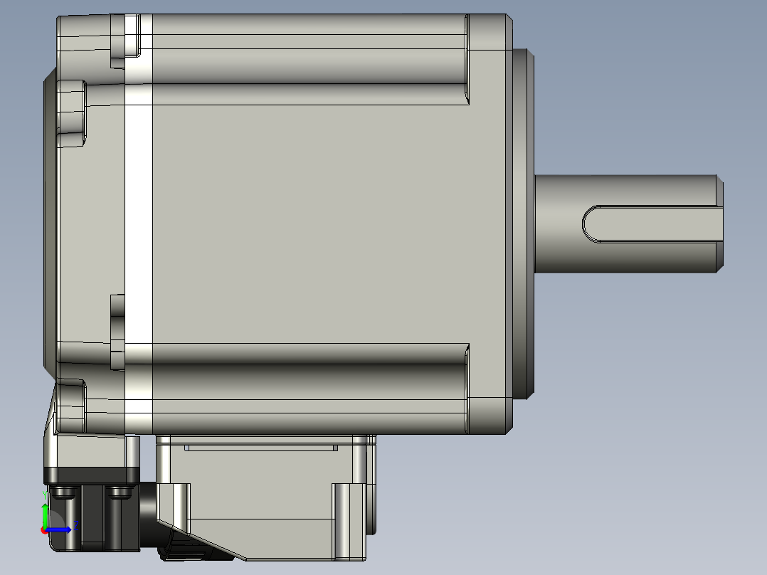 低压伺服电机MF5H-60CM30B1-502左视图