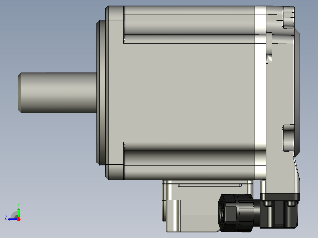 低压伺服电机MF5H-60CM30B1-502右视图