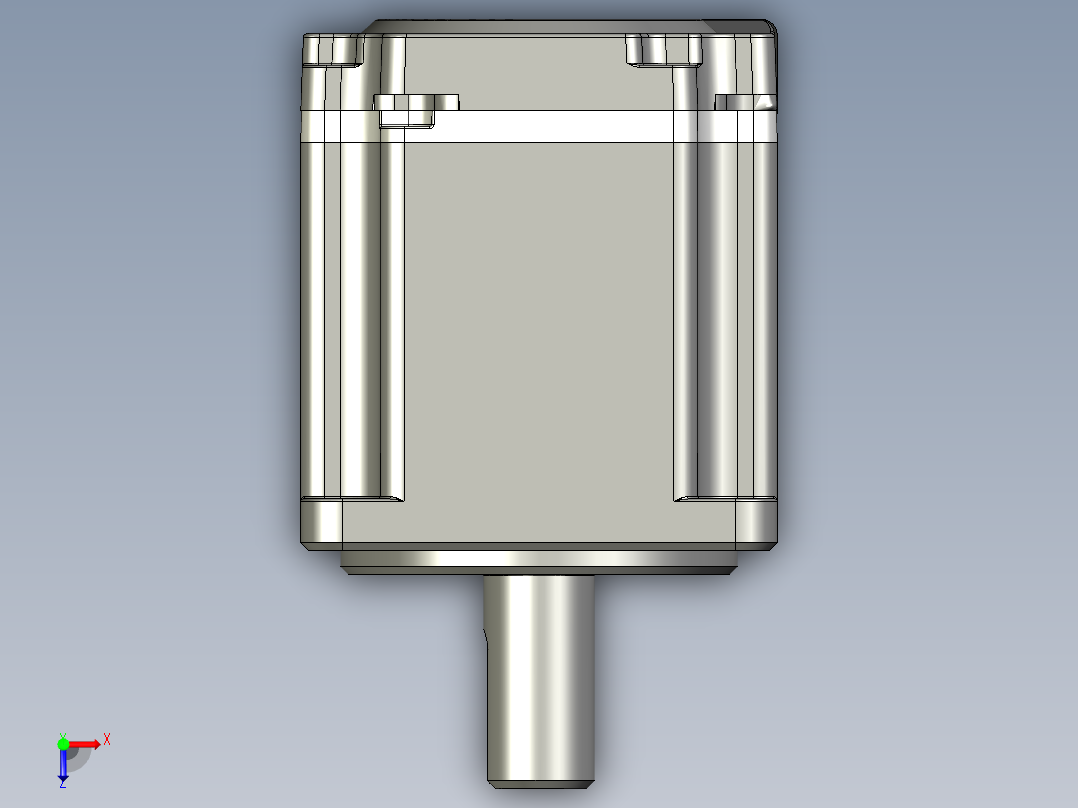 低压伺服电机MF5H-60CM30B1-502俯视图