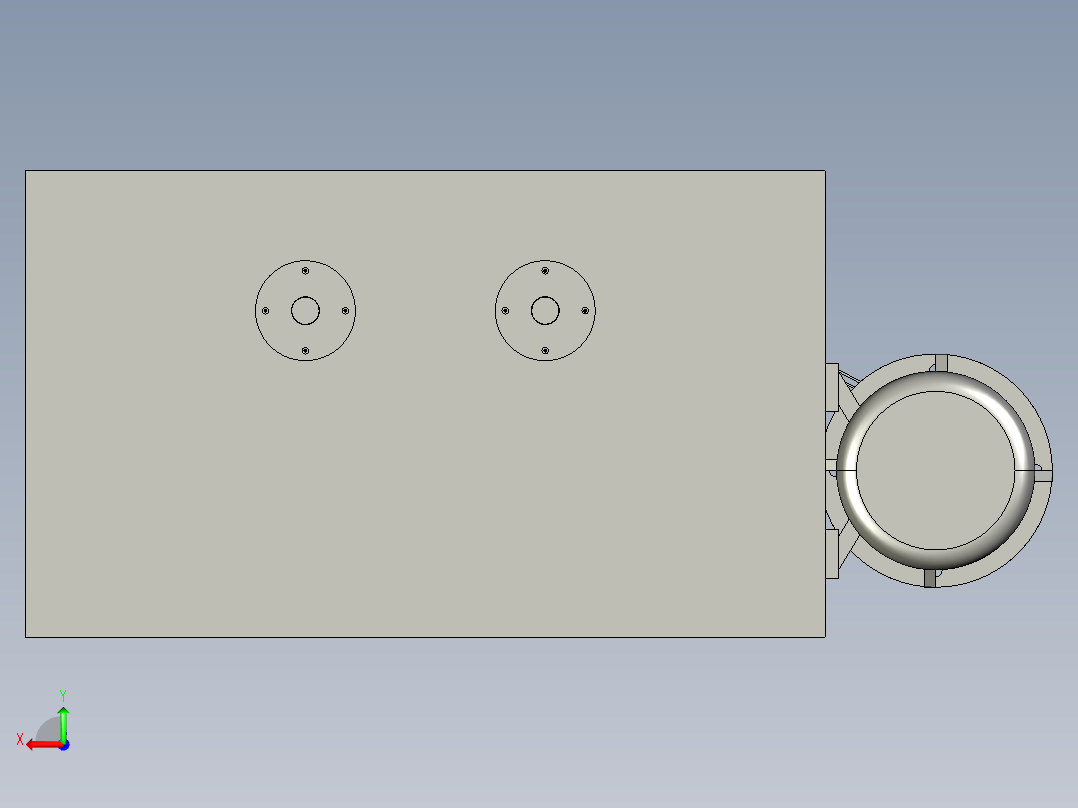 花生脱壳机的设计及运动仿真【三维PROE建模+16张CAD图纸+说明书】后视图